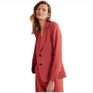 Boden salmon coral two button blazer jacket